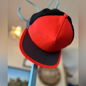 CIELE Neon Orange and Silver biker cap